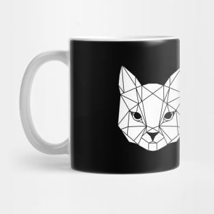 Geometric cat and dog Mug